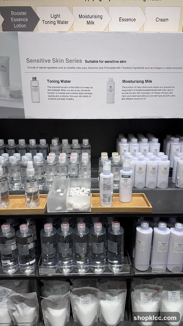 Skincare Products Display