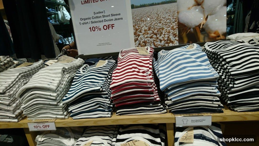 Striped T-shirts on Display
