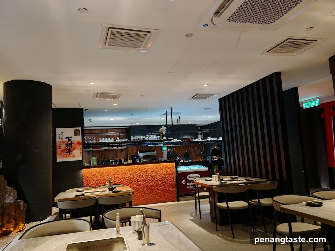 Restaurant Interior with Dining Tables