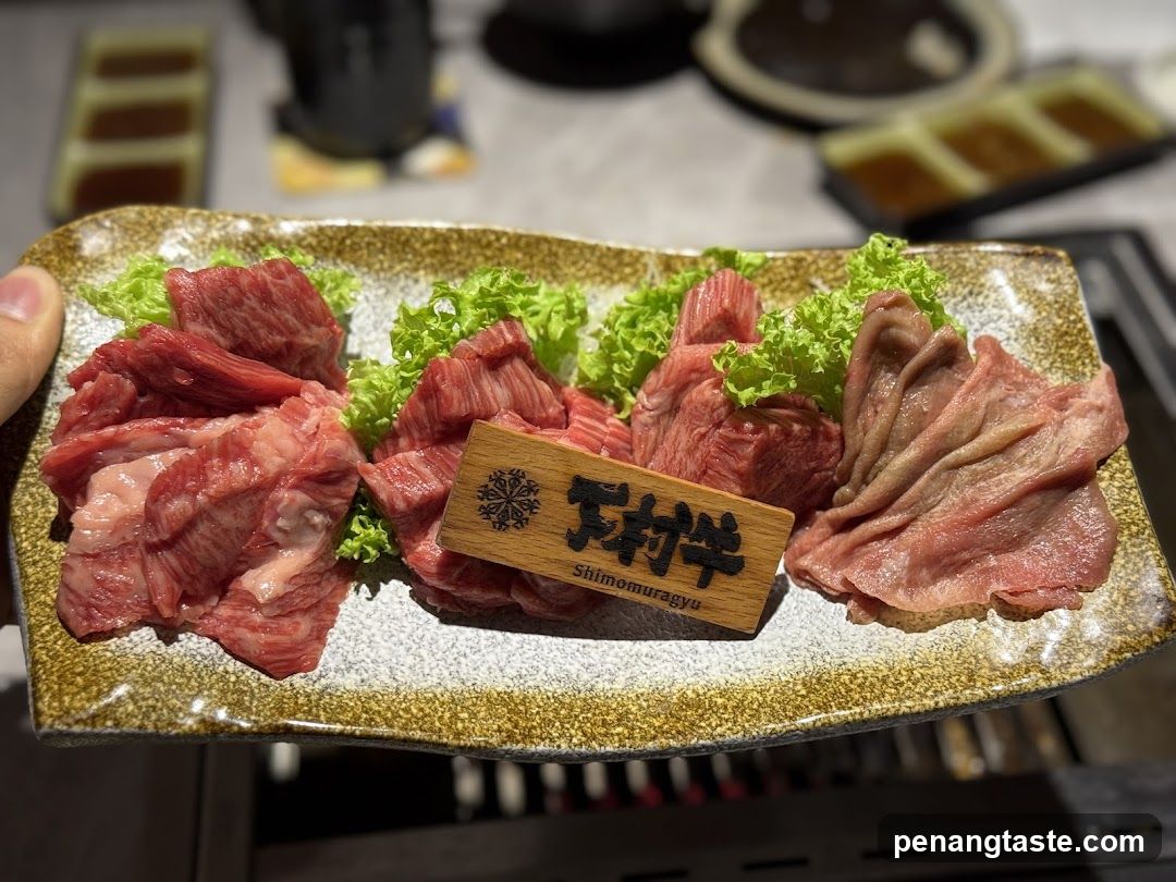 Assortment of Raw Beef Slices