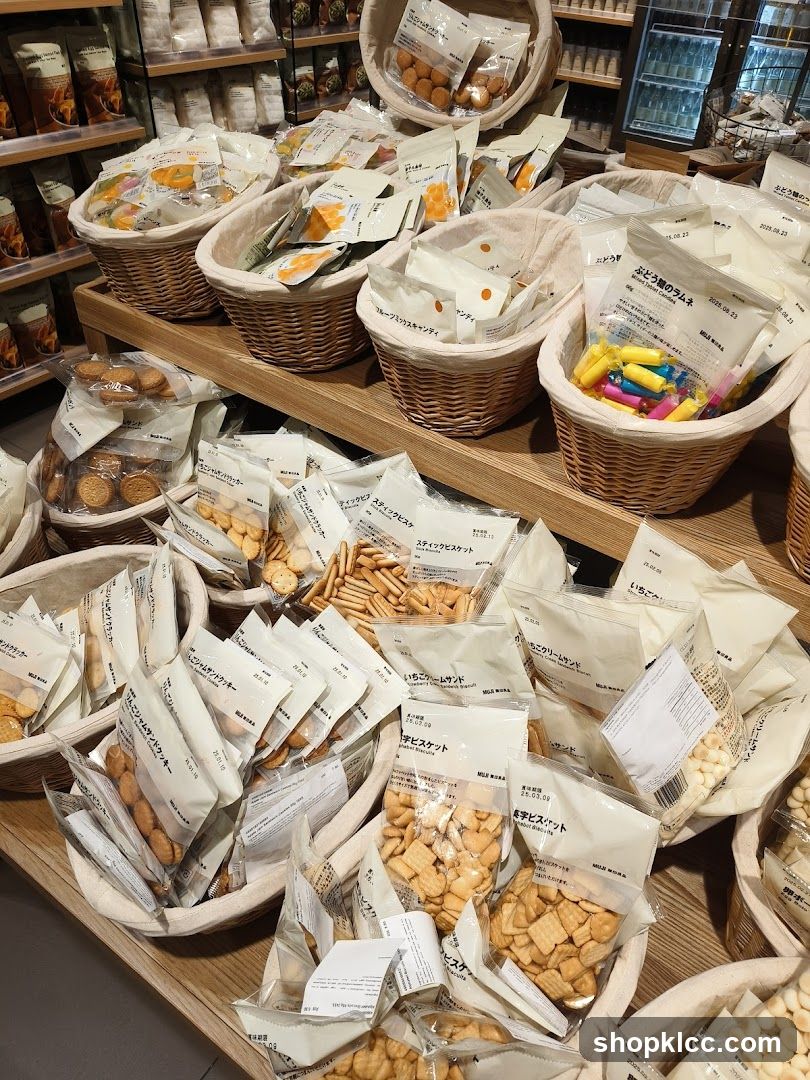 Assortment of Packaged Snacks