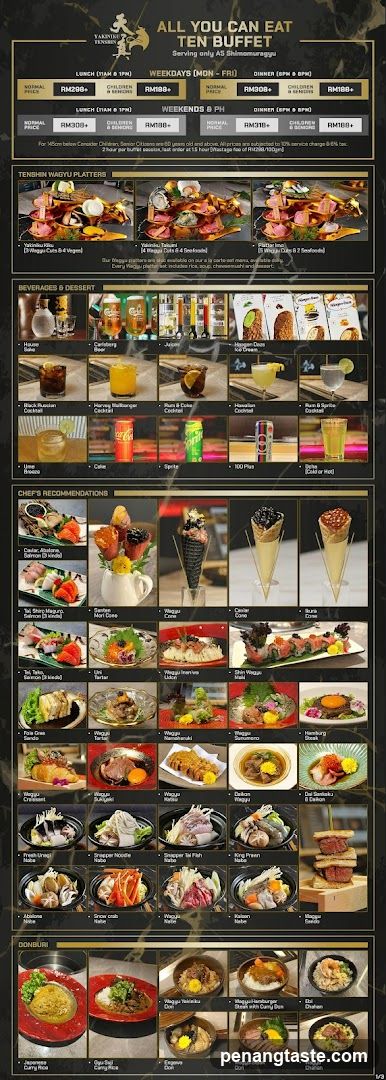 ALL YOU CAN EAT TEN BUFFET