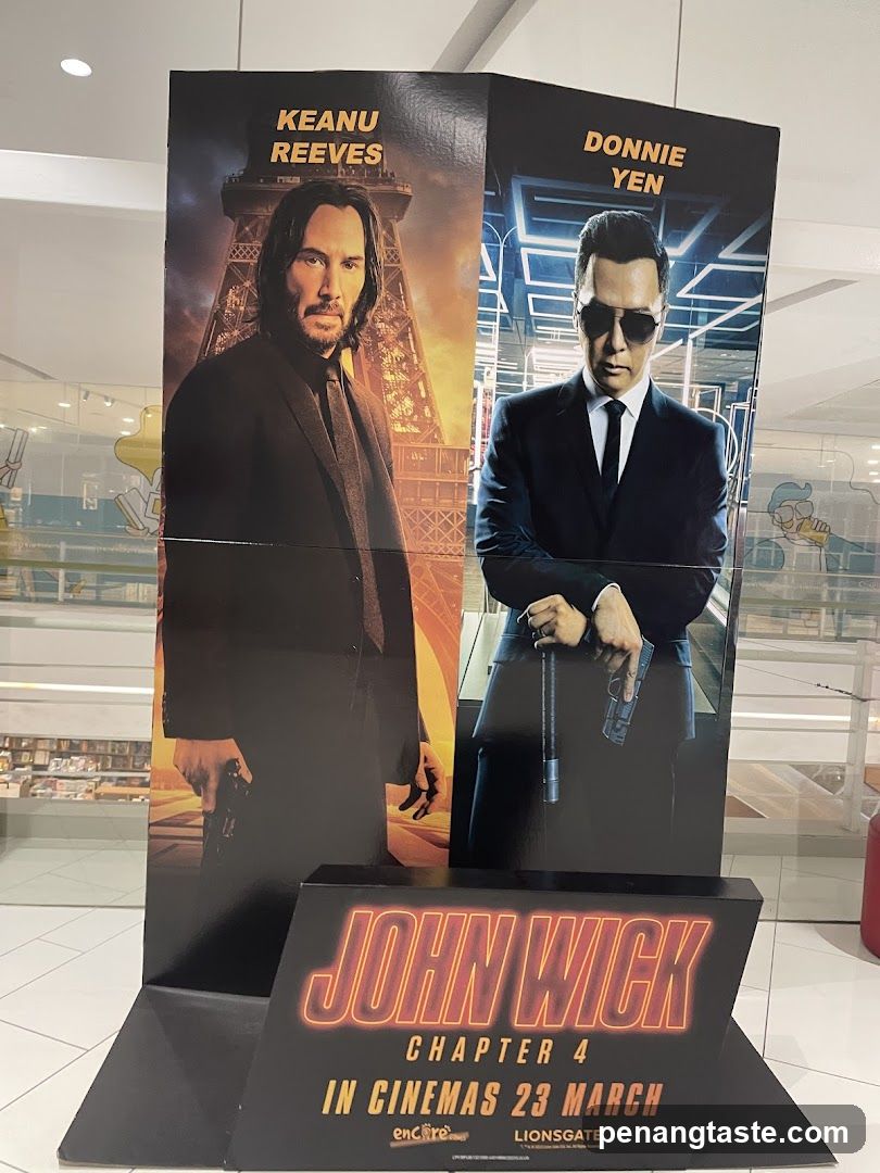 John Wick: Chapter 4 promotional display