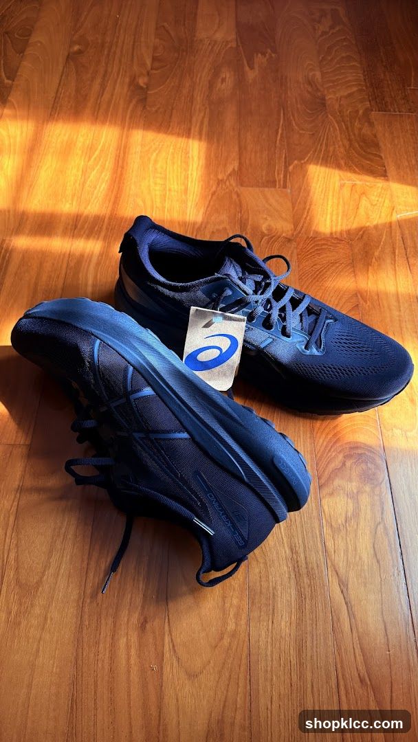 Dark Blue Asics Running Shoes