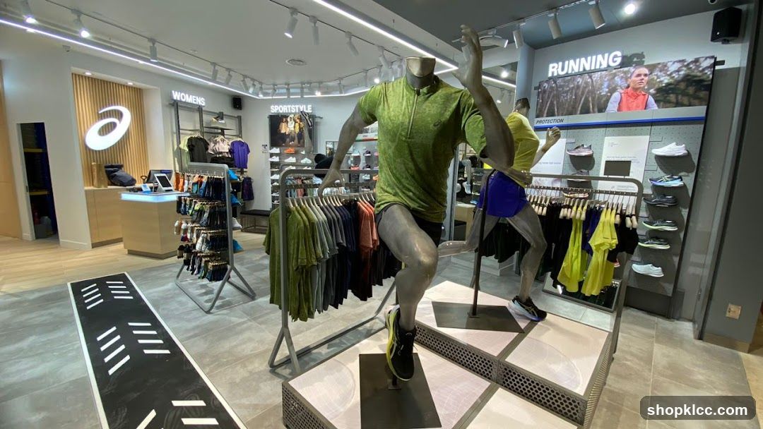 Running Apparel Store Interior