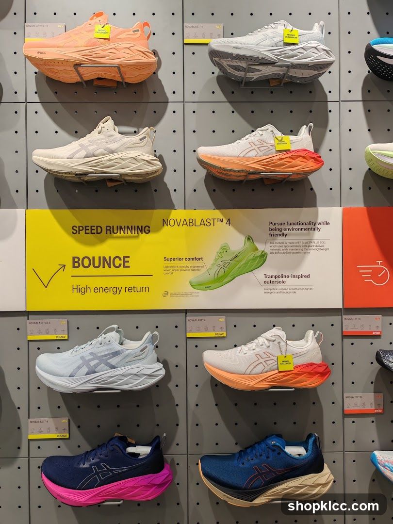 Running Shoes Display