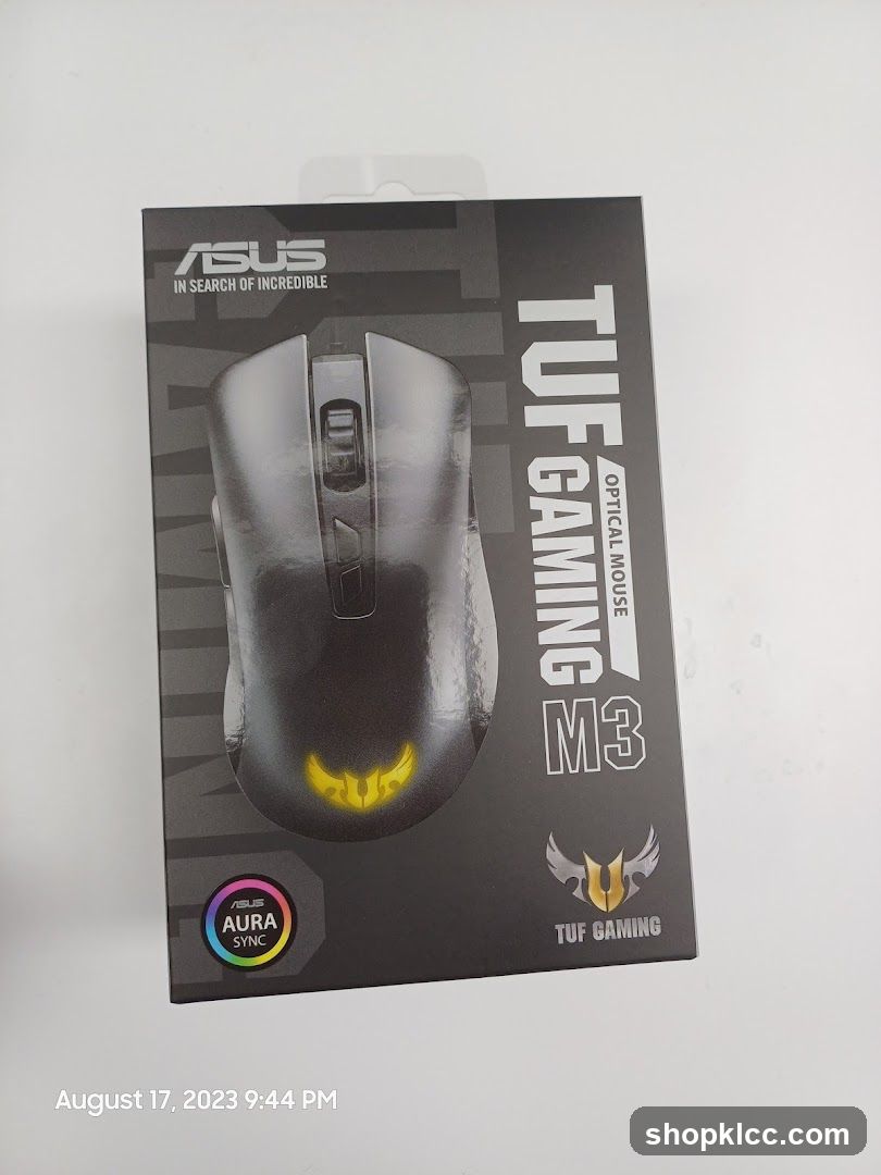 ASUS TUF Gaming M3 Optical Mouse Box