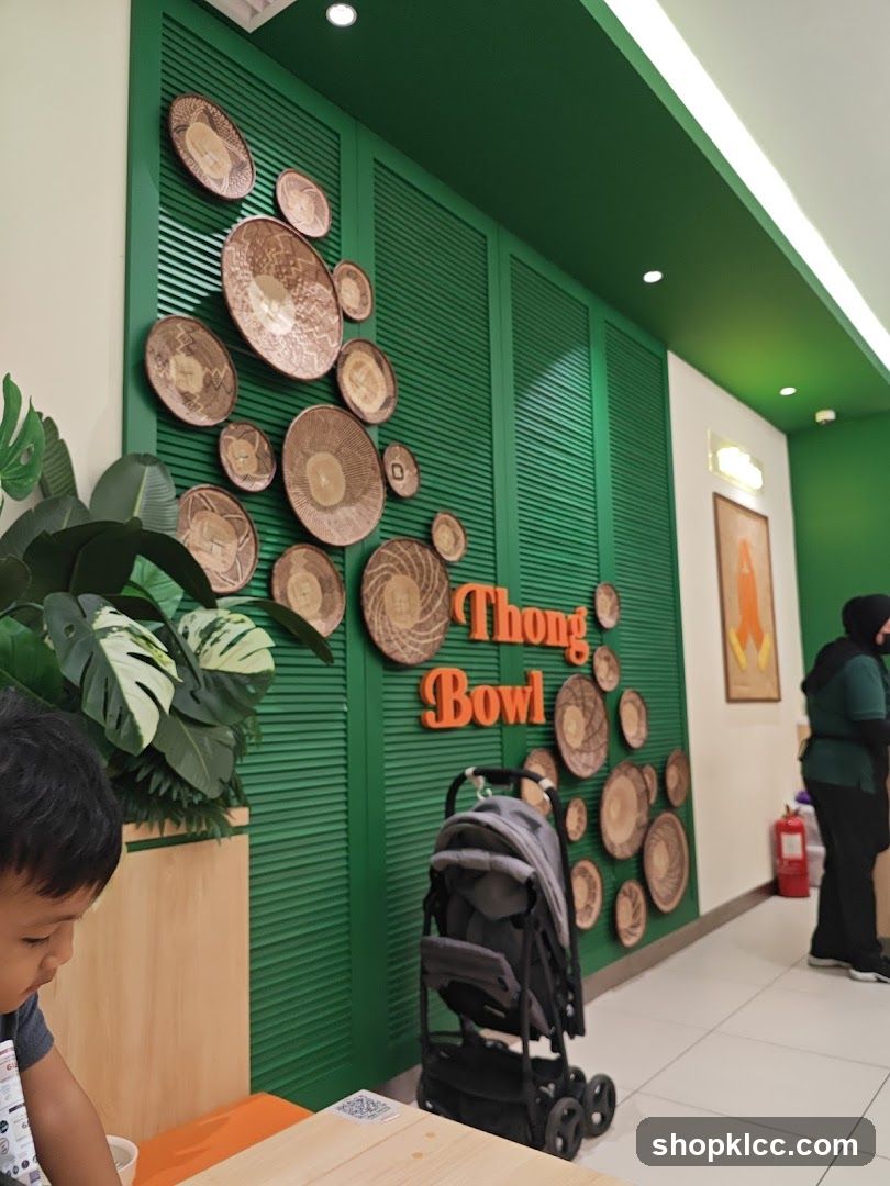 Restaurant Interior with Decorative Wall Art