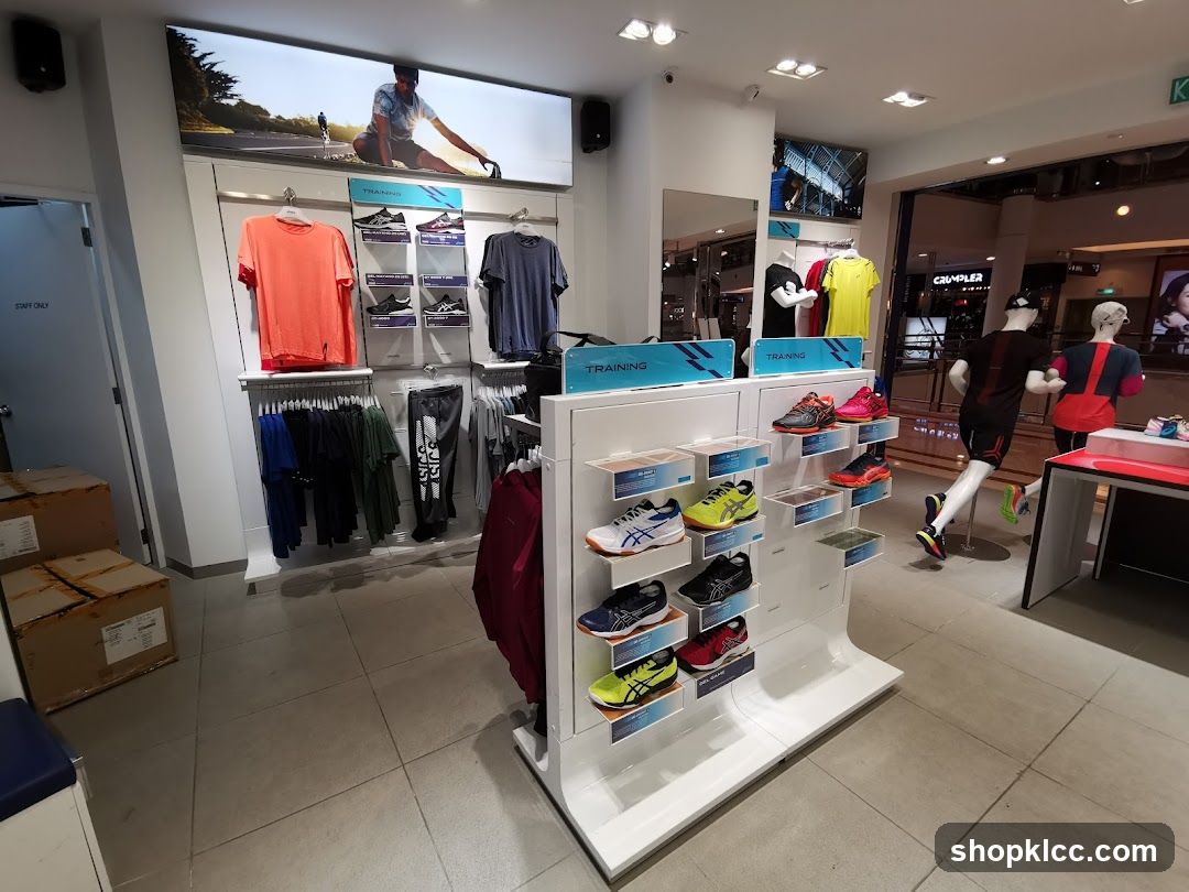 Athletic Apparel and Footwear Store Interior