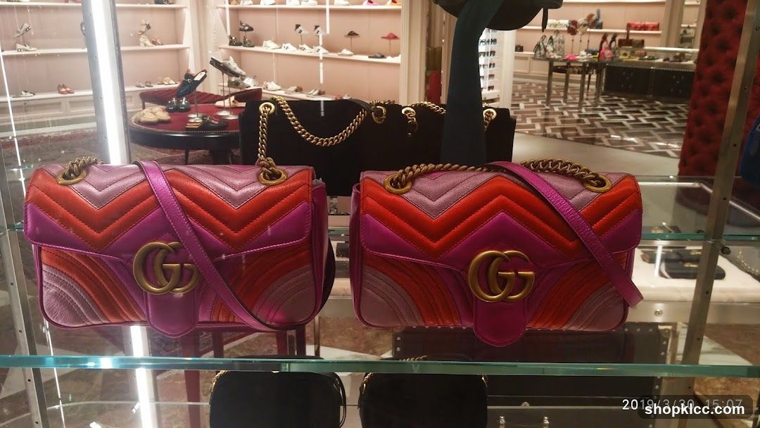 Designer Handbags on Display