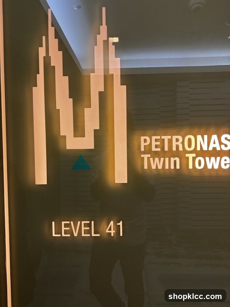 Petronas Twin Towers Level 41 Sign