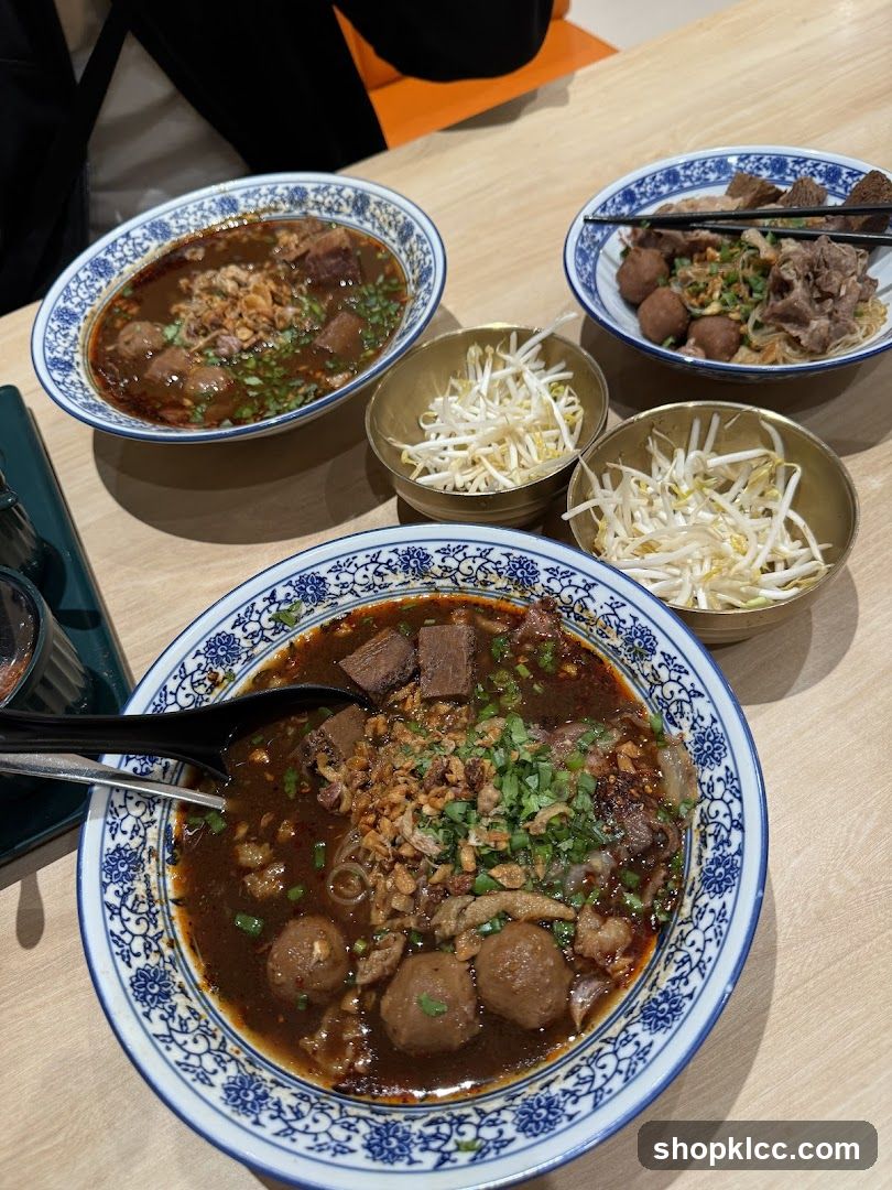 Beef noodle soup
