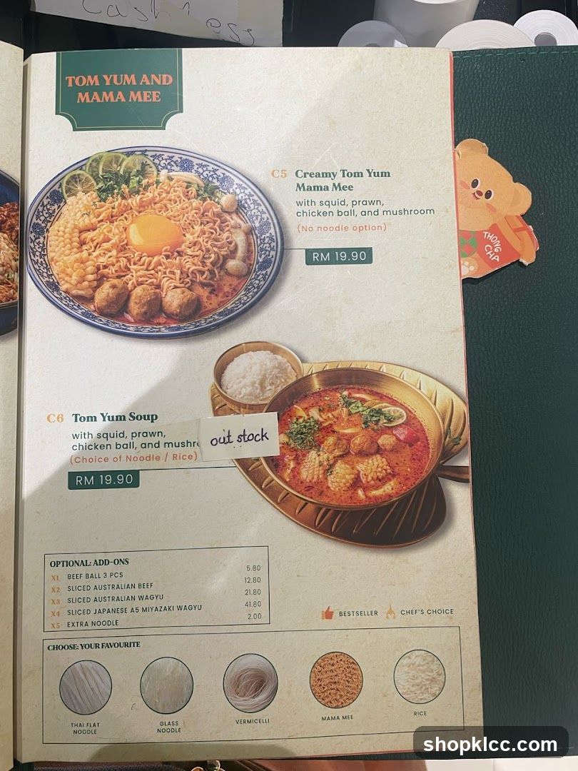 Tom Yum and Mama Mee