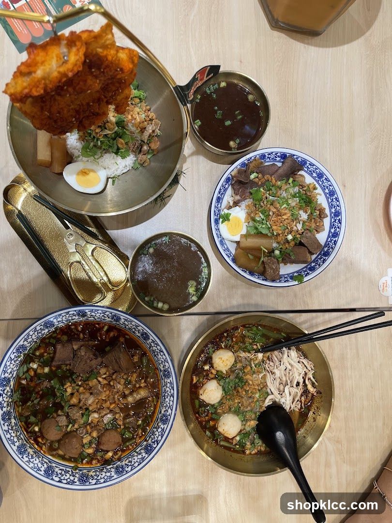 Various Asian Dishes