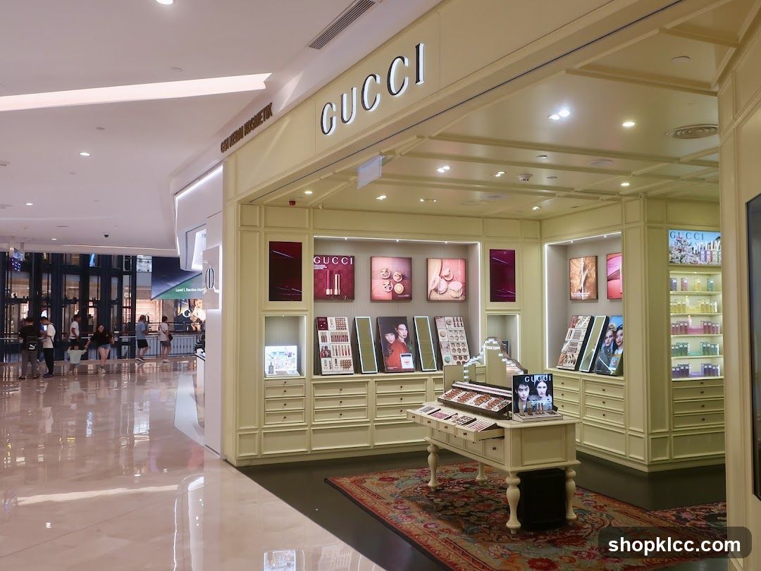 Gucci Cosmetics Display