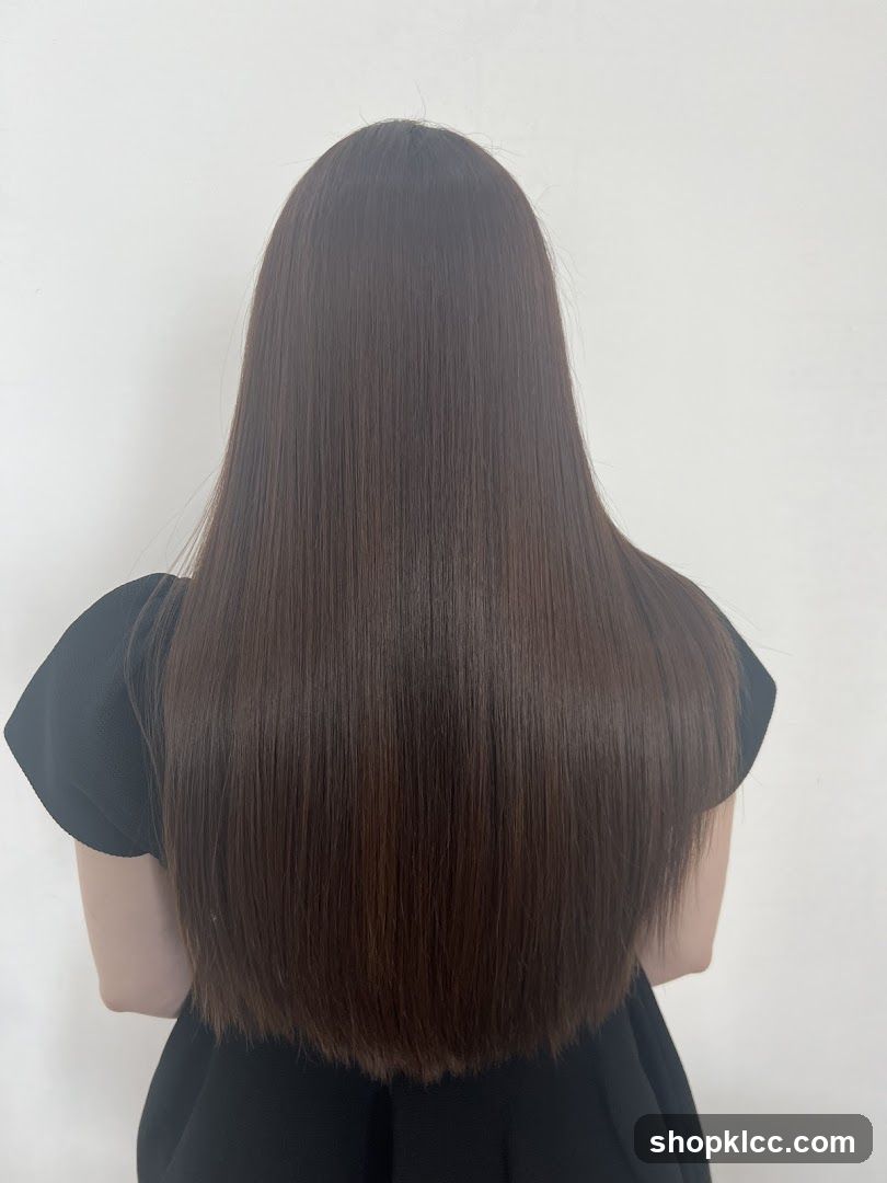 Long Straight Brown Hair