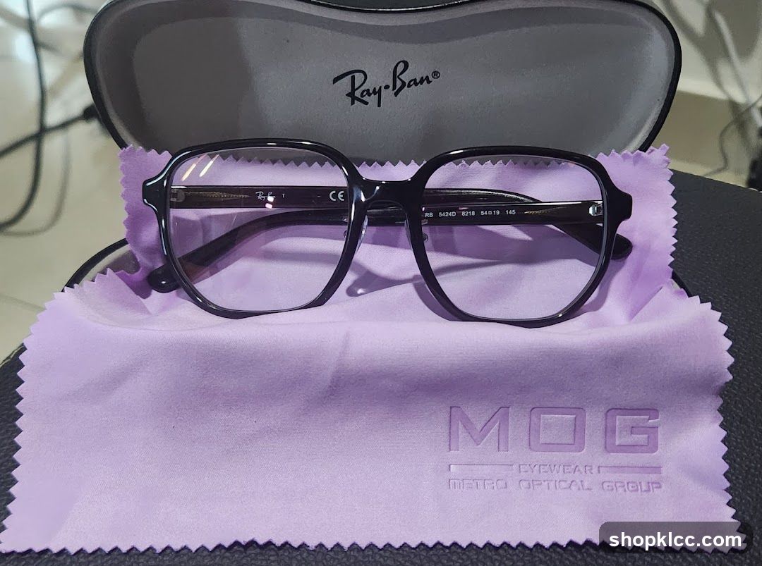Ray-Ban Eyeglasses with MOG Cleaning Cloth