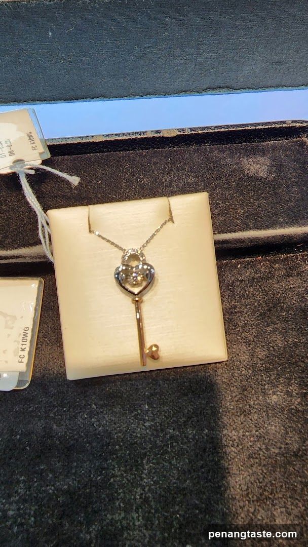 Diamond Key Pendant Necklace
