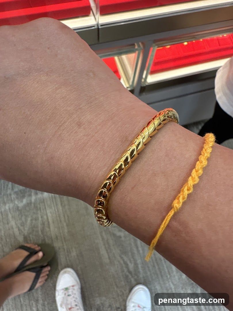 Person wearing jewelry