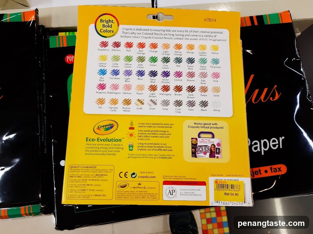 Crayola Colored Pencils Packaging