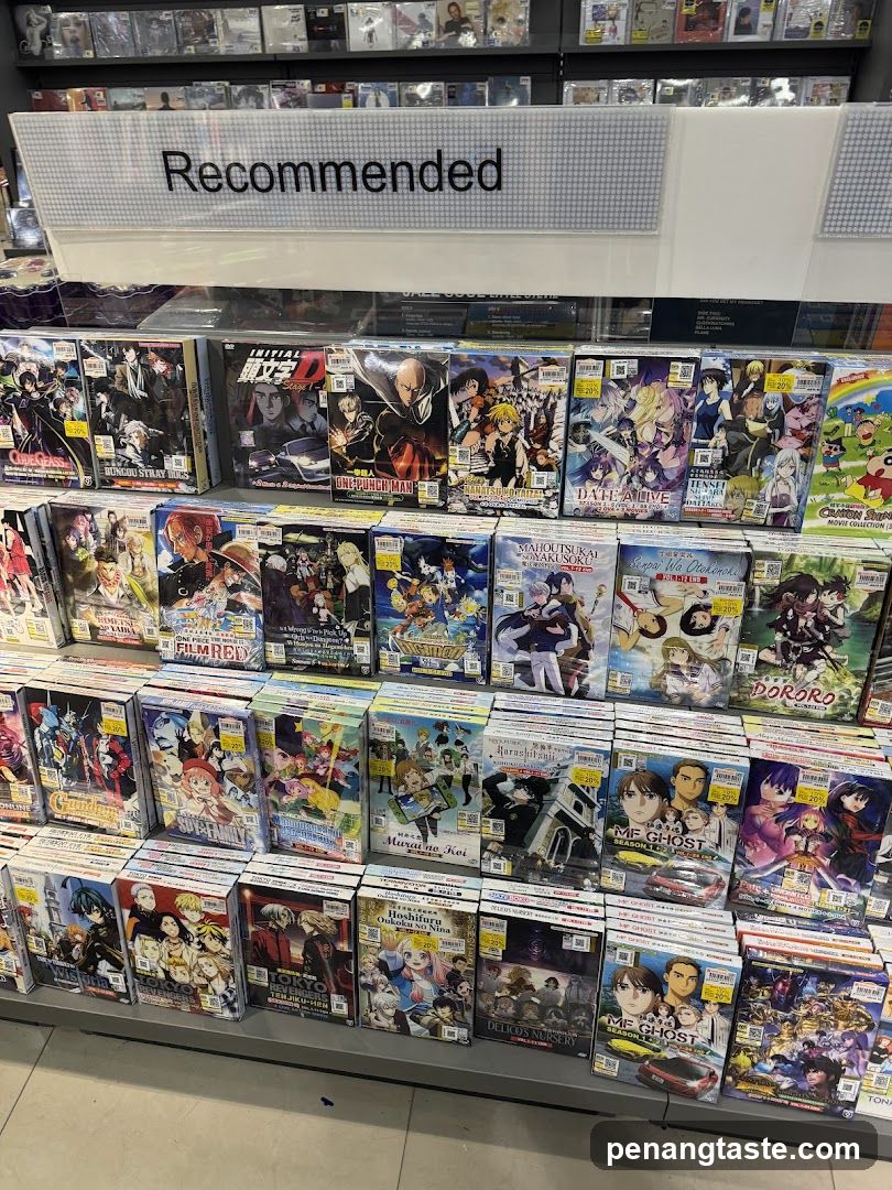 Recommended Anime and Manga Display