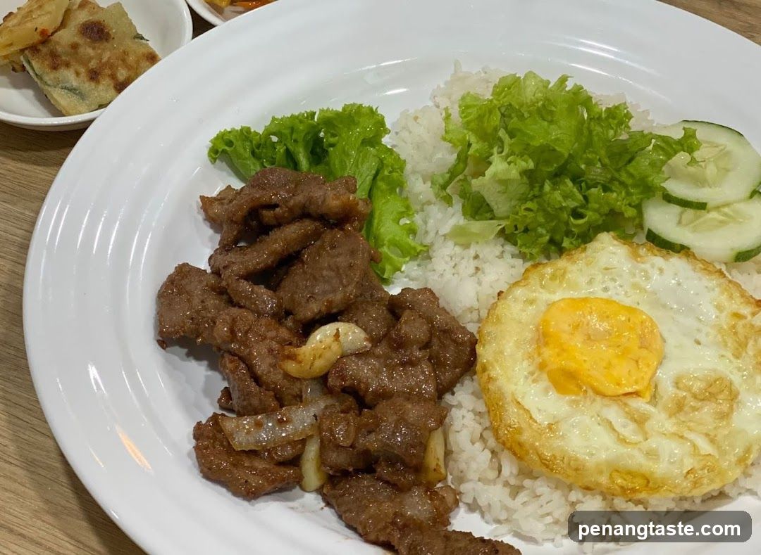 Beef and Rice Plate