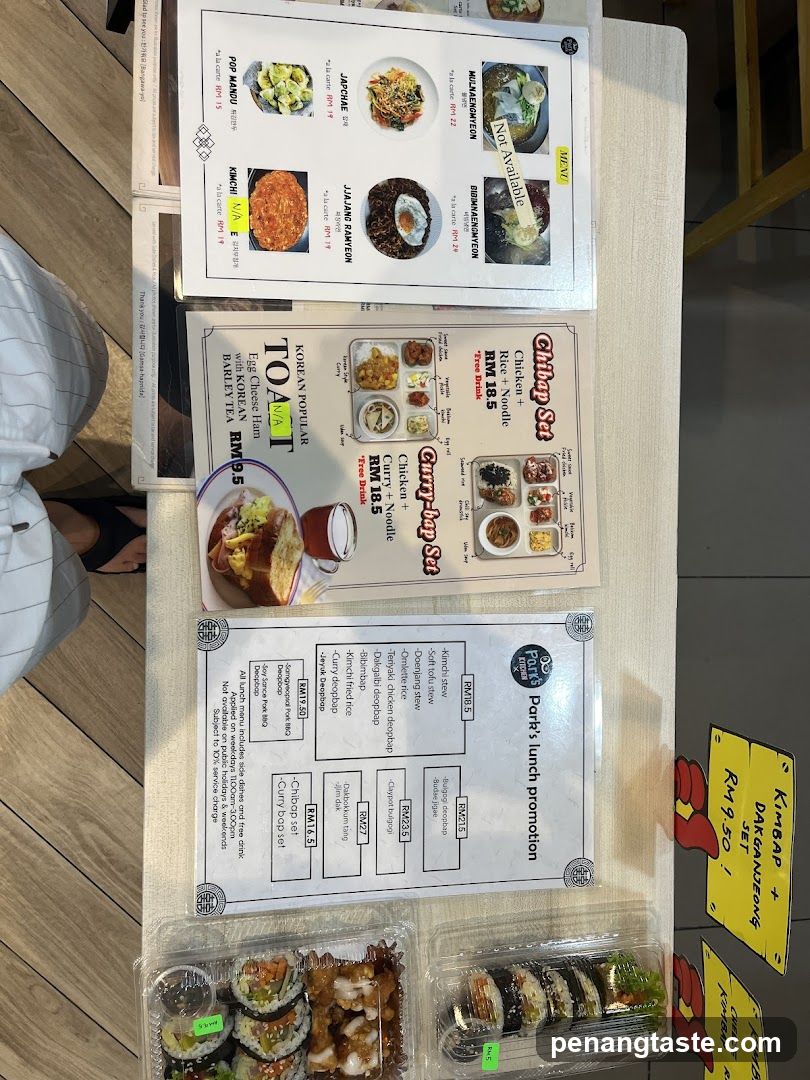 Park's Lunch Promotion