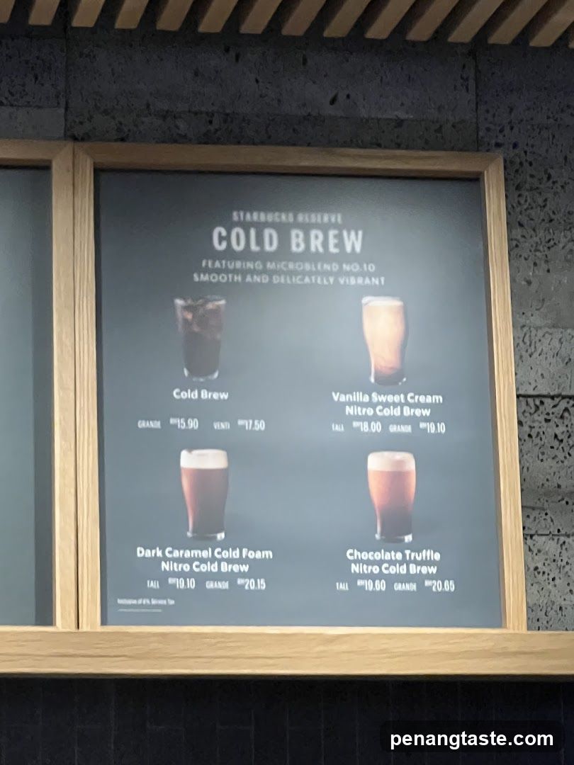 Starbucks Reserve Cold Brew
