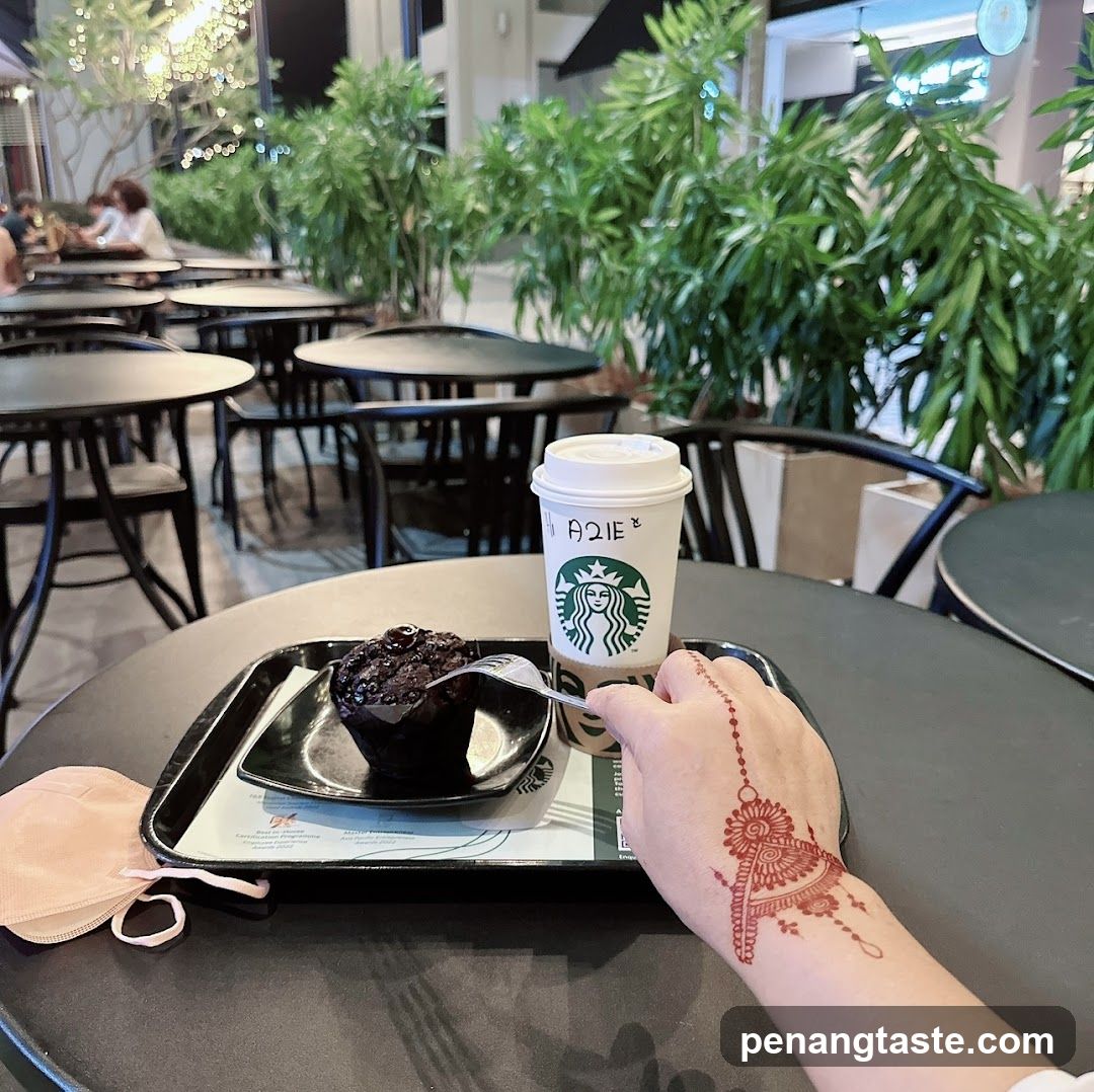Starbucks Muffin and Coffee