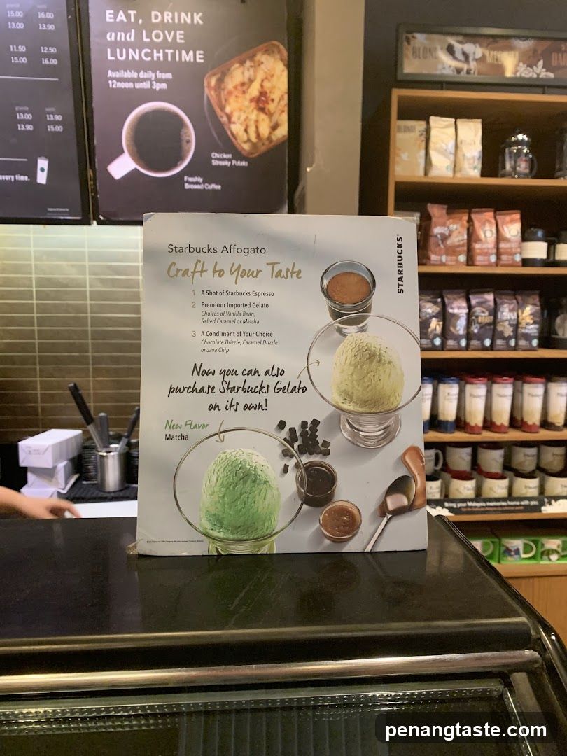 Starbucks Affogato Menu