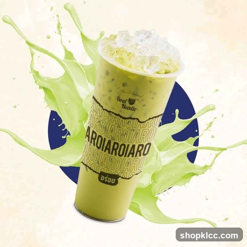 Green Tea Drink with Splash