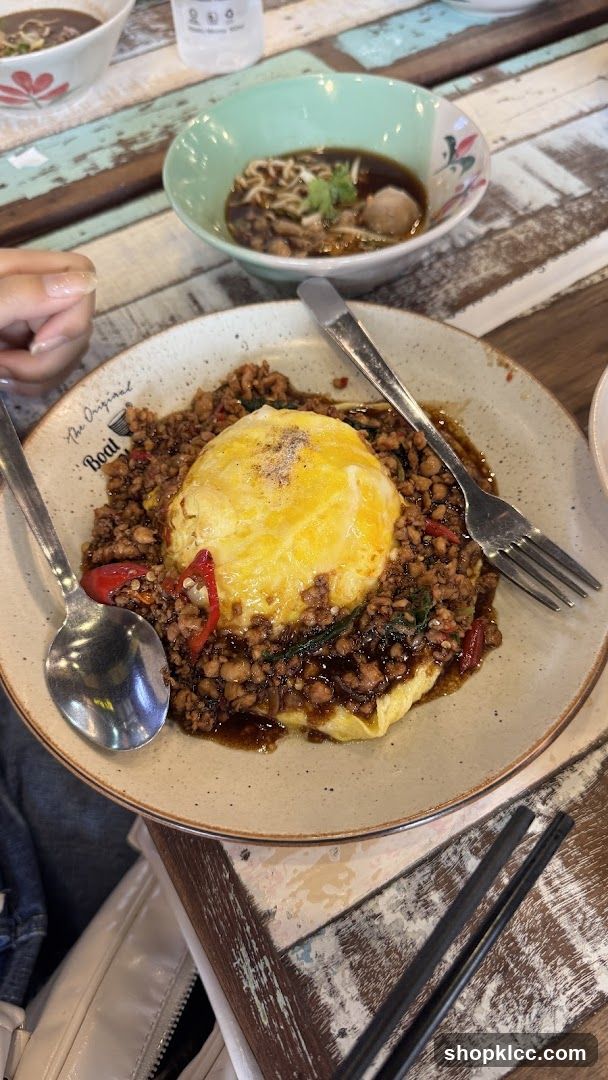 Minced Meat and Egg Dish