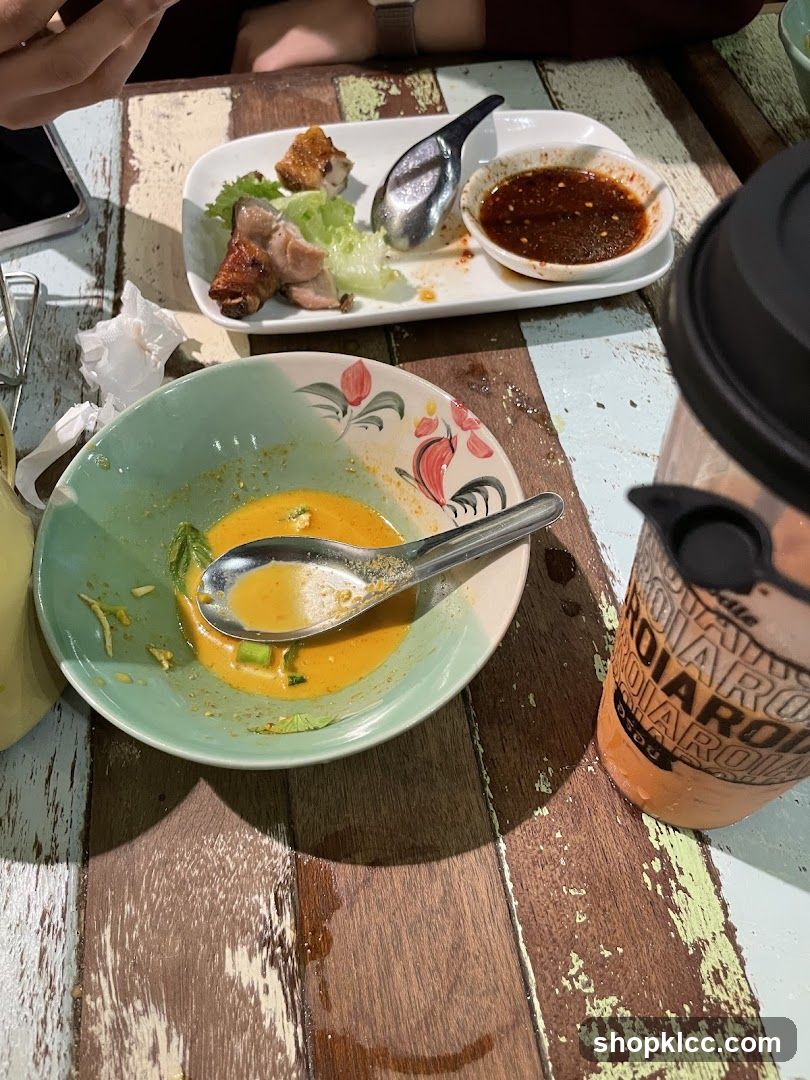 Table with Food and Drink