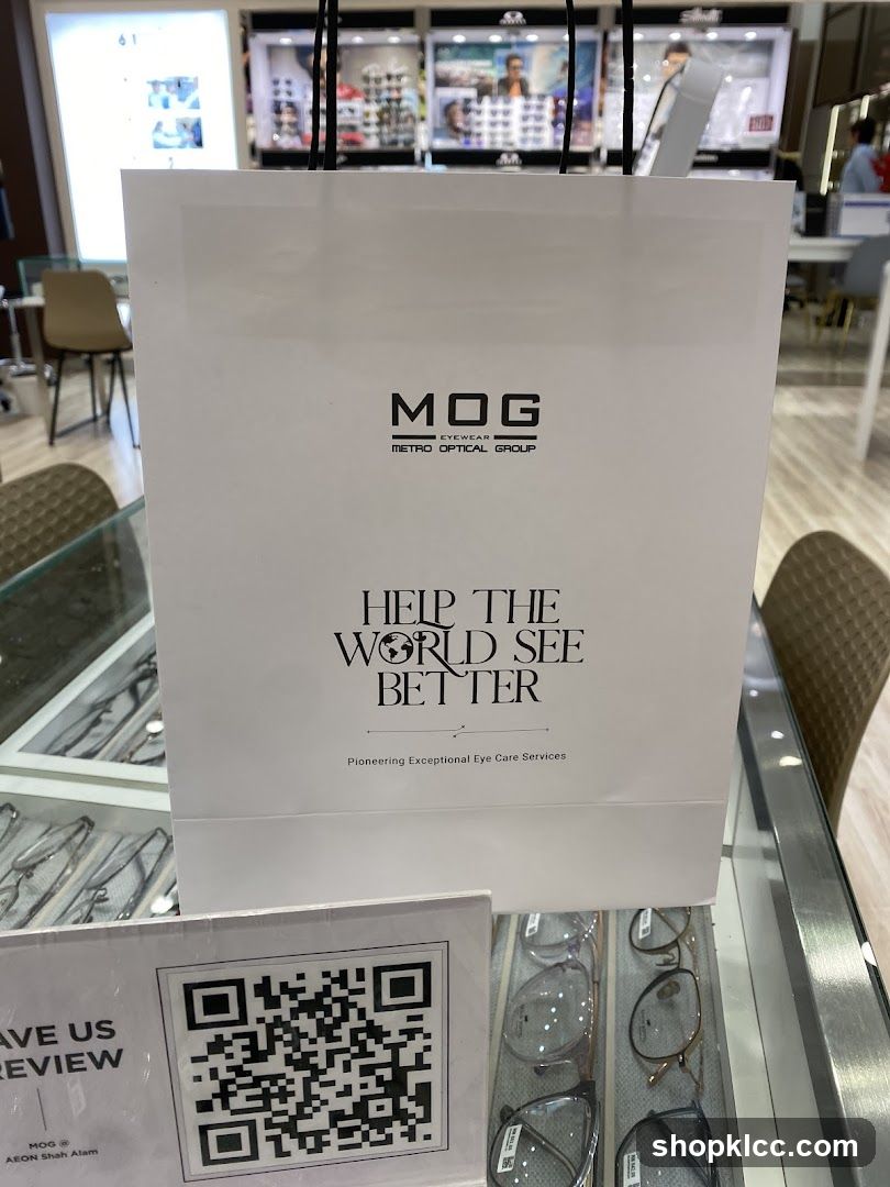 MOG Eyewear Shopping Bag