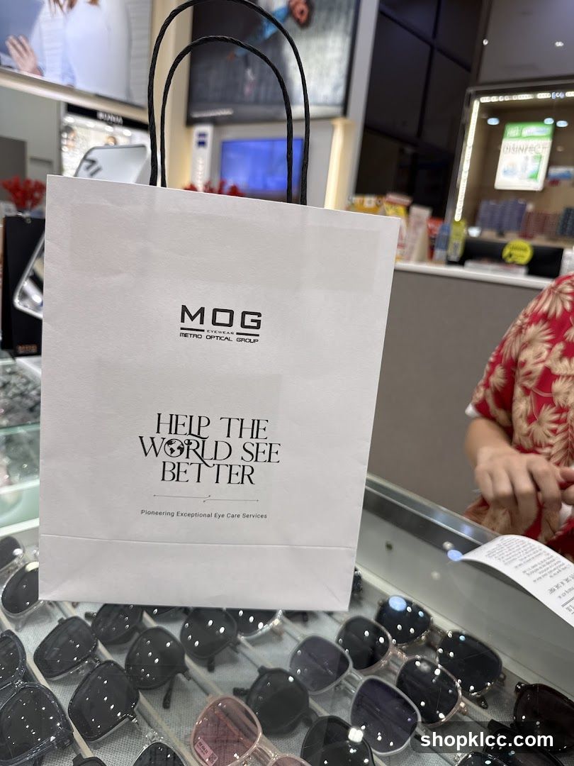 Shopping Bag with Optical Group Logo