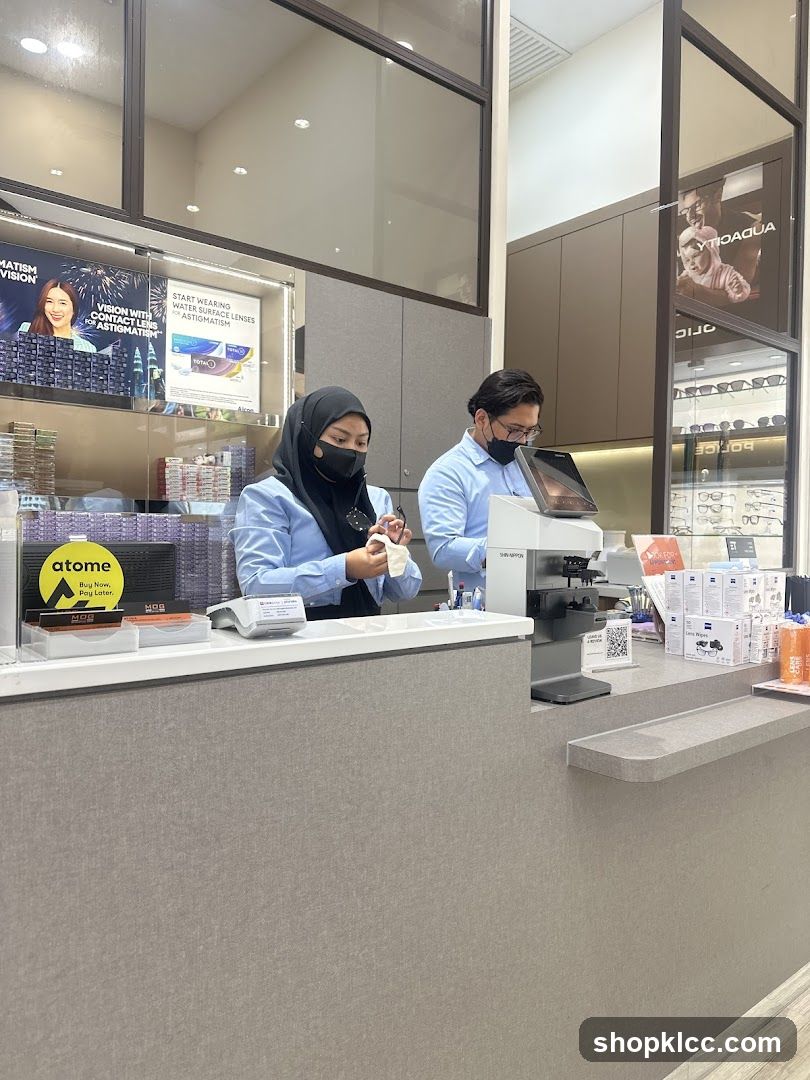 Optometry Store Counter