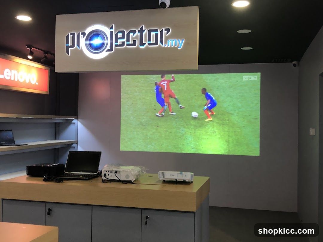 Projector Store Display