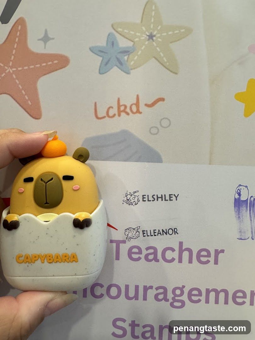 Capybara Toy and Teacher Stamps