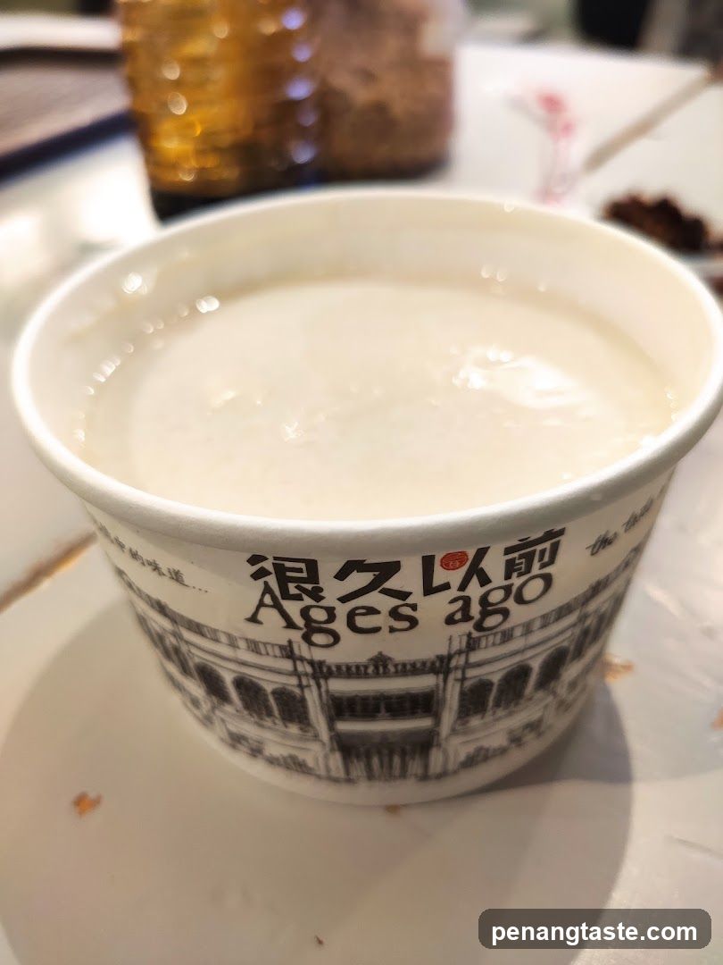 Dessert in a branded cup