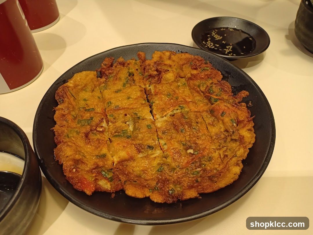 Korean Pancake with Dipping Sauce