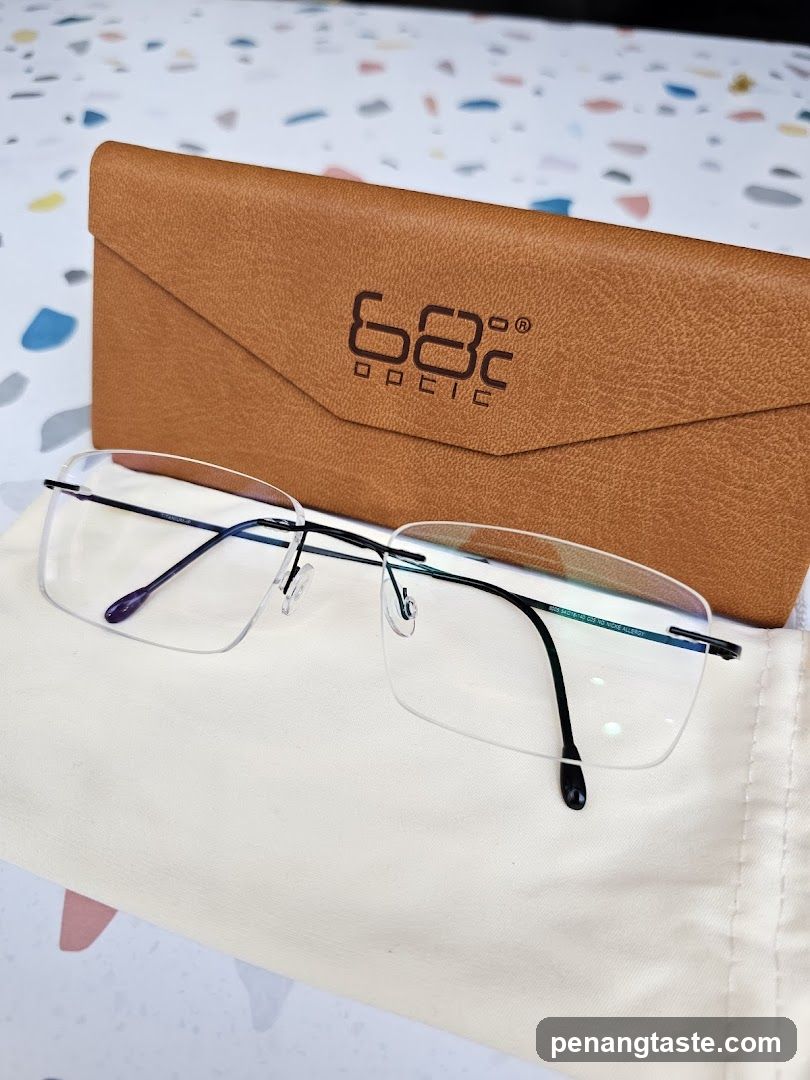Eyeglasses and Case