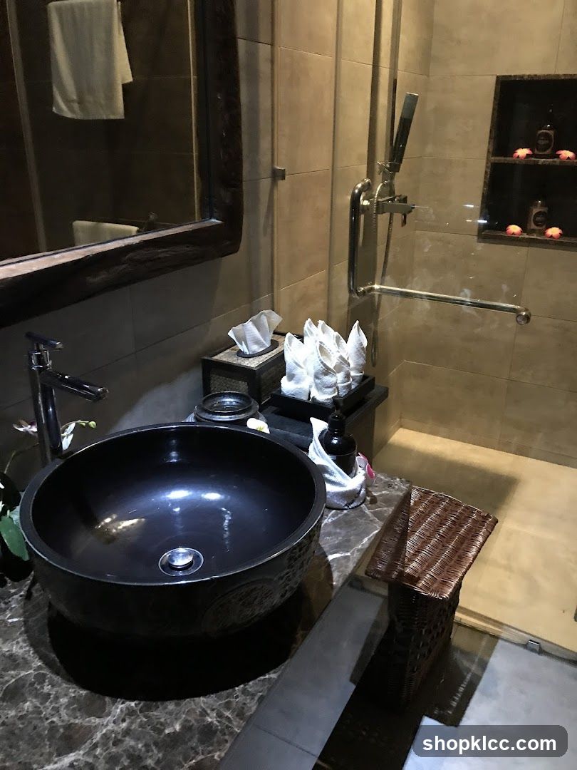 Bathroom Vanity and Shower