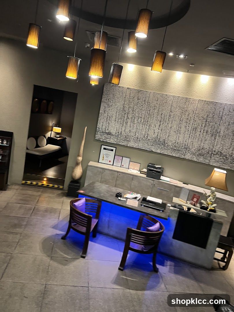 Spa Reception Area