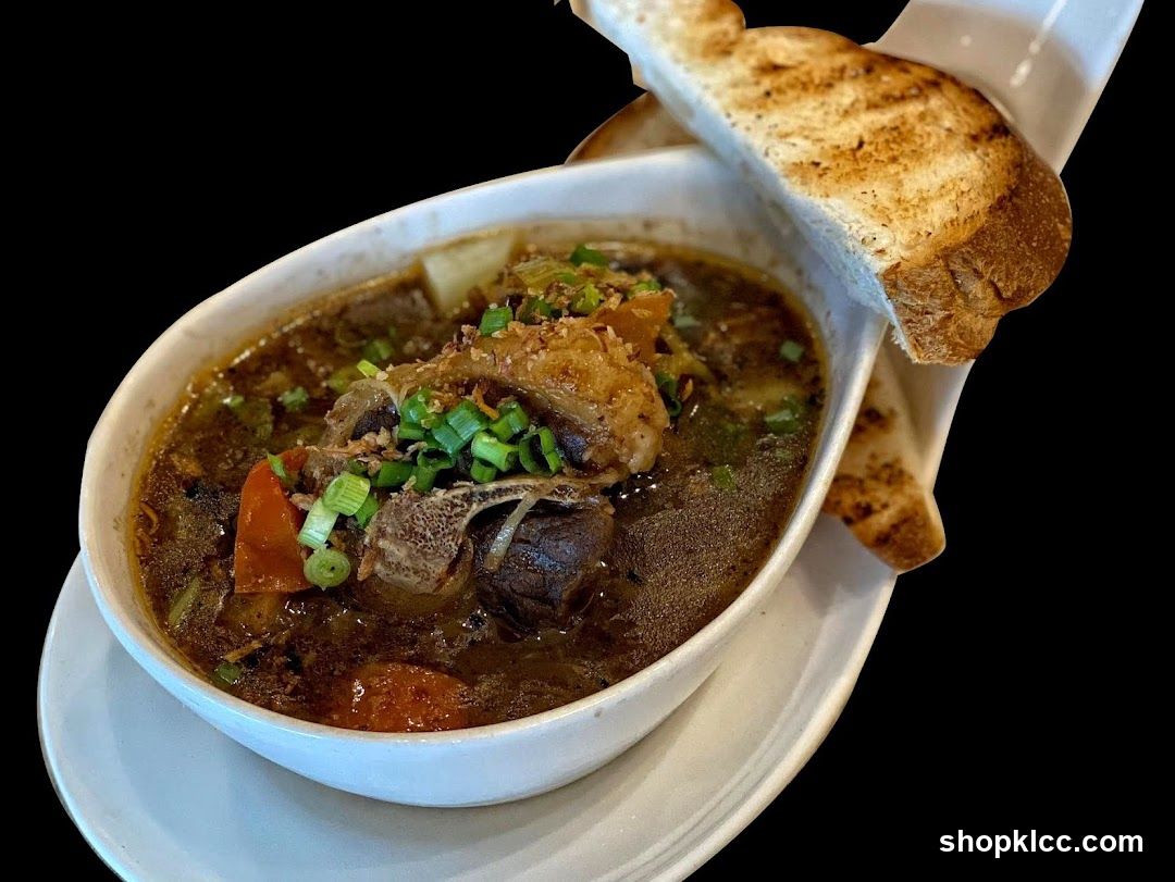 Beef Soup with Toast