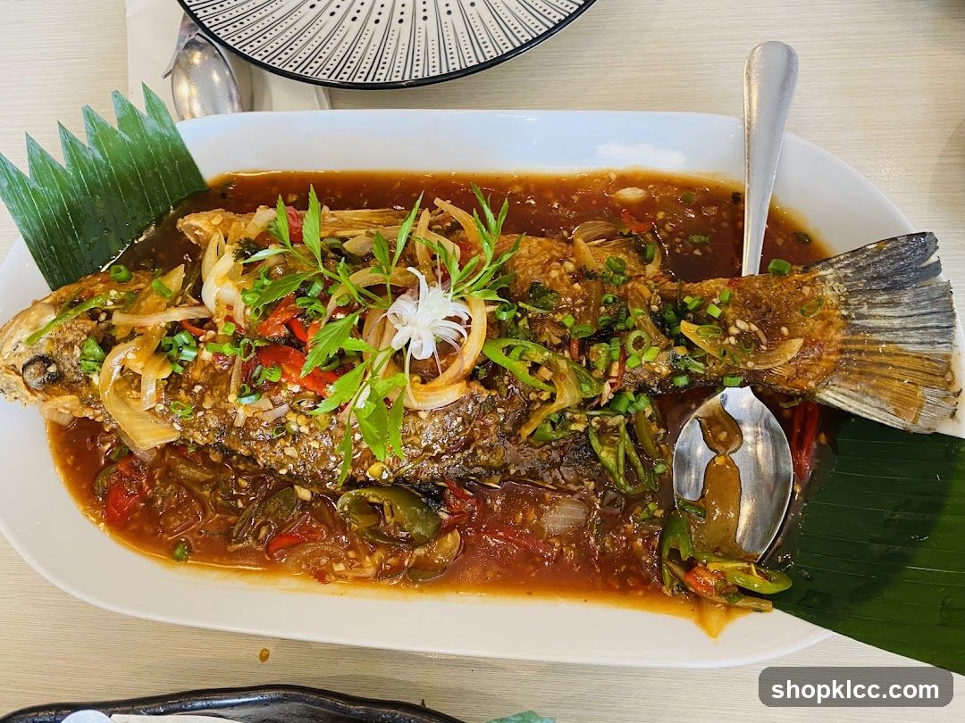 Whole Fried Fish with Sauce