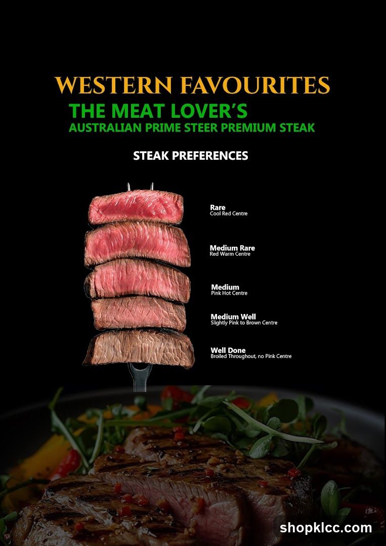 Western Favourites The Meat Lover's Australian Prime Steer Premium Steak