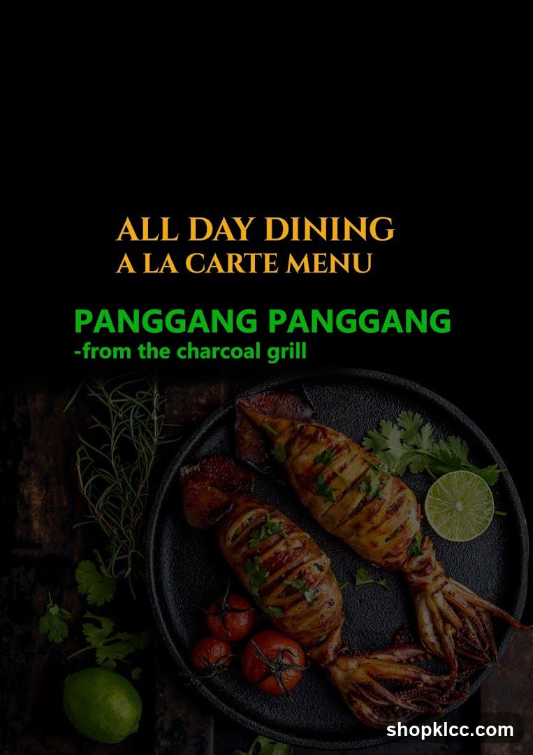 All Day Dining A La Carte Menu