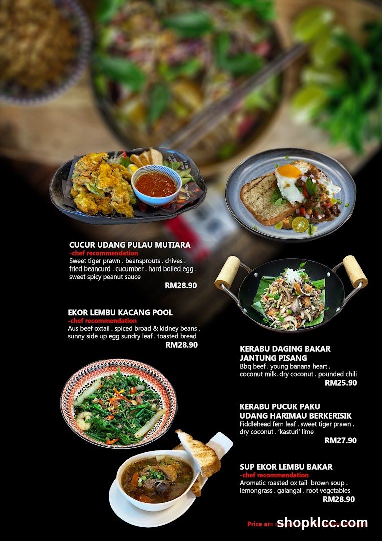 Menu Items