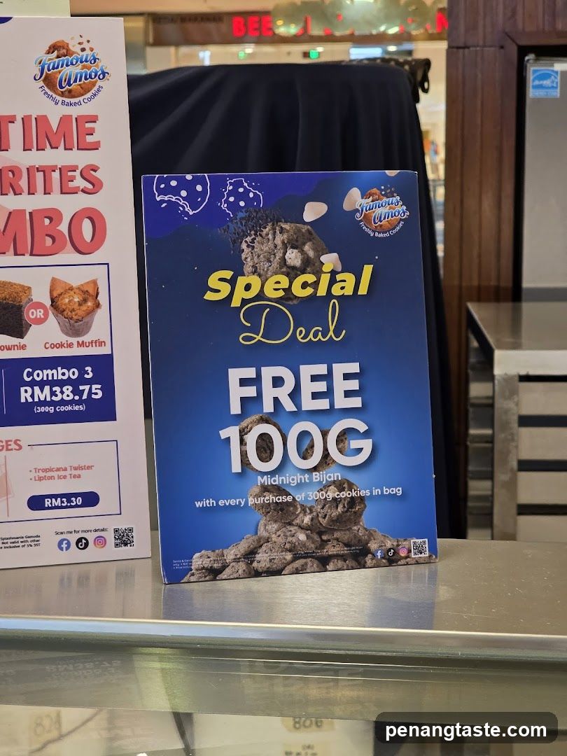 Famous Amos Special Deal Flyer