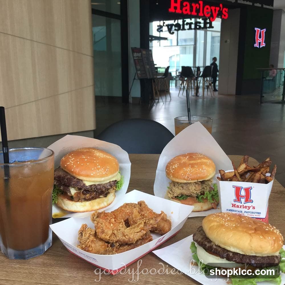 Burgers, Fries, and Fried Chicken